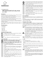 Preview for 3 page of Renkforce 1305502 Operating Instructions Manual