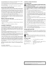 Preview for 2 page of Renkforce 1308085 Operating Instructions Manual