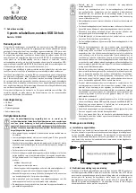 Preview for 7 page of Renkforce 1318454 Operating Instructions Manual