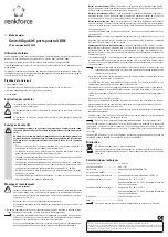 Preview for 3 page of Renkforce 1333090 Operating Instructions