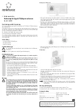 Preview for 1 page of Renkforce 1340795 Operating Instructions