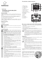 Preview for 5 page of Renkforce 1341235 Operating Instructions Manual