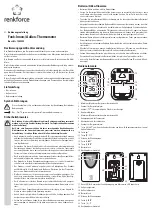 Renkforce 1342394 Operating Instructions Manual предпросмотр