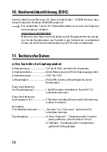 Preview for 12 page of Renkforce 1359881 Operating Instructions Manual