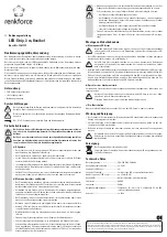 Preview for 1 page of Renkforce 1361119 Operating Instructions