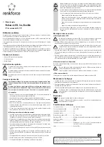 Preview for 3 page of Renkforce 1361119 Operating Instructions