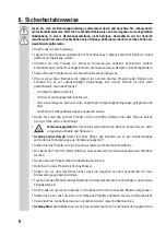 Предварительный просмотр 6 страницы Renkforce 1362475 Operating Instructions Manual