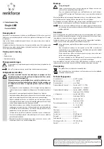 Предварительный просмотр 4 страницы Renkforce 1362483 Operating Instructions