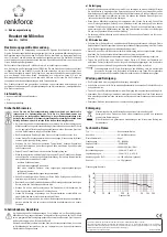 Renkforce 1362734 Operating Instructions preview