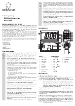 Renkforce 1369489 Operating Instructions Manual preview