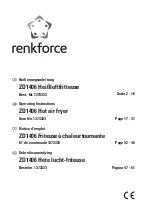 Preview for 1 page of Renkforce 1373333 Operating Instructions Manual