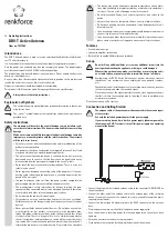 Preview for 3 page of Renkforce 1377962 Operating Instructions Manual