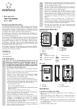 Renkforce 1380331 Operating Instructions Manual предпросмотр