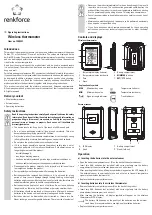 Предварительный просмотр 3 страницы Renkforce 1380331 Operating Instructions Manual