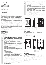 Предварительный просмотр 7 страницы Renkforce 1380331 Operating Instructions Manual