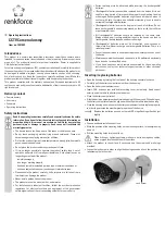 Предварительный просмотр 3 страницы Renkforce 1381002 Operating Instructions Manual