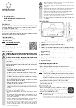 Preview for 4 page of Renkforce 1382126 Operating Instructions Manual