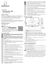 Preview for 7 page of Renkforce 1382126 Operating Instructions Manual