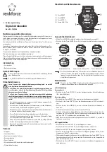 Renkforce 1383426 Operating Instructions Manual preview