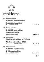 Renkforce 1384395 Operating Instructions Manual preview