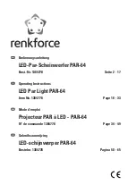 Renkforce 1384778 Operating Instructions Manual предпросмотр