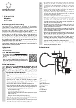 Preview for 1 page of Renkforce 1398134 Operating Instructions Manual