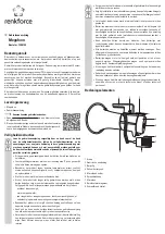 Preview for 7 page of Renkforce 1398134 Operating Instructions Manual