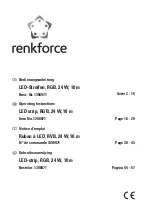 Preview for 1 page of Renkforce 1398971 Operating Instructions Manual