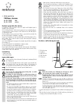 Renkforce 1399993 Operating Instructions Manual preview