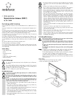 Renkforce 1404040 Operating Instructions Manual preview