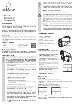 Preview for 5 page of Renkforce 1404049 Operating Instructions Manual