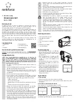 Preview for 7 page of Renkforce 1404049 Operating Instructions Manual