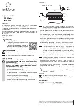 Preview for 2 page of Renkforce 1404054 Operating Instructions