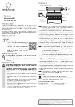 Предварительный просмотр 3 страницы Renkforce 1404054 Operating Instructions