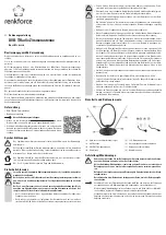 Renkforce 1404836 Operating Instructions Manual preview