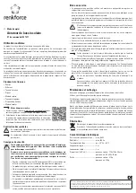 Preview for 3 page of Renkforce 1407477 Operating Instructions