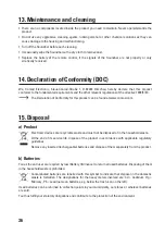 Предварительный просмотр 36 страницы Renkforce 1407499 Operating Instructions Manual