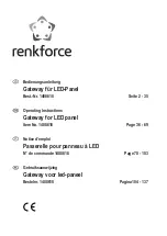 Preview for 1 page of Renkforce 1408618 Operating Instructions Manual