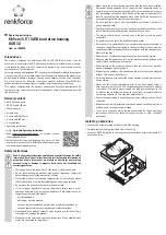 Preview for 3 page of Renkforce 1409029 Operating Instructions Manual