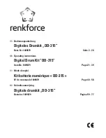 Preview for 1 page of Renkforce 1409879 Operating Instructions Manual