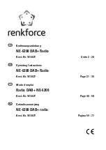 Renkforce 1416077 Operating Instructions Manual предпросмотр