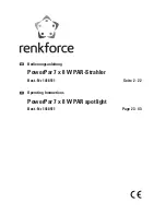 Renkforce 1418511 Operating Instructions Manual preview