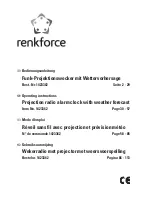 Preview for 1 page of Renkforce 1423362 Operating Instructions Manual