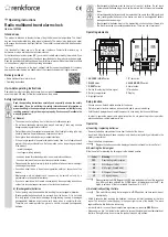 Preview for 3 page of Renkforce 1423364 Operating Instructions Manual