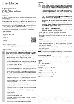 Предварительный просмотр 2 страницы Renkforce 1432474 Operating Instructions