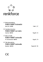 Renkforce 1485990 Operating Instructions Manual preview