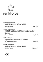 Preview for 1 page of Renkforce 1488542 Operating Instructions Manual