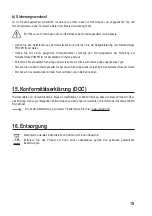 Preview for 19 page of Renkforce 1488542 Operating Instructions Manual