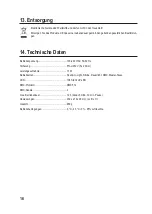 Preview for 16 page of Renkforce 1490494 Operating Instructions Manual