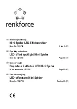 Renkforce 1521798 Operating Instructions Manual preview